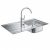 Pack evier Grohe K200 avec robinet cuisine Grohe BauEdge