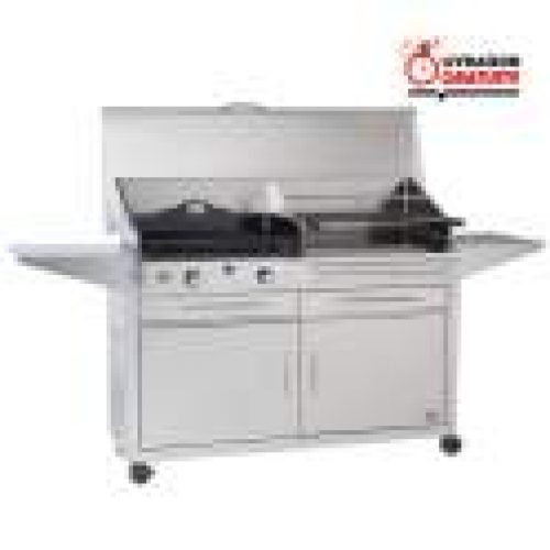 Pack FORGE ADOUR duo Plancha grill avec chariot, livraison gratuite