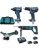 Pack MAKITA de 4 machines 18V MAKITA DGA504 + DDF482 + DHR241 +…