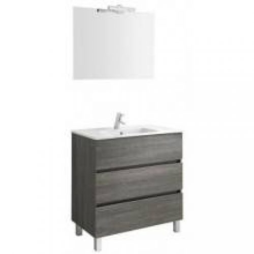 Pack meuble 3 tiroirs Jade Gala avec miroir