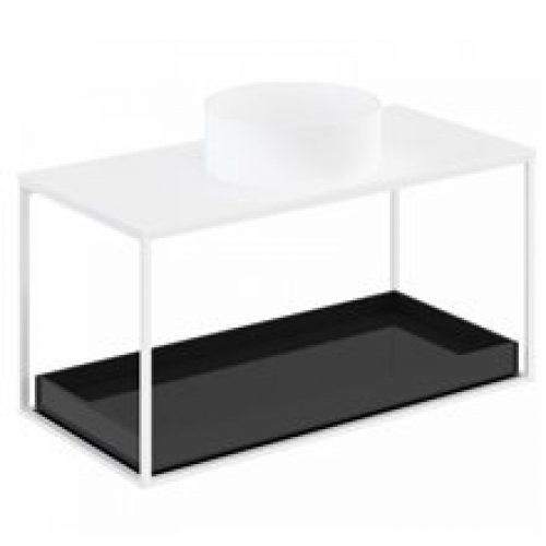 Pack meuble avec vasque à poser ronde et…