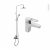 Pack Robinetterie Opah Mitigeur Lavabo Bec Bas Et Colonne De Douche Chrome