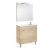 Pack Unik DEBBA compact  800 2 portes, lavabo, miroir et appliques