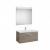 Pack Unik PRISMA 800 – Meuble 1 tiroir, lavabo et miroir à LED