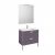 Pack Unik THE GAP 800 2 tiroirs, lavabo, miroir et applique LED