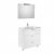 Pack Unik VICTORIA Family 800 + miroir + applique – Blanc brillant