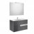 Pack Unik VICTORIA-N 1000 2 tiroirs, lavabo, miroir et applique