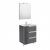 Pack Unik VICTORIA-N Family 600 3 tiroirs, lavabo, miroir et applique