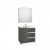 Pack Unik VICTORIA-N Family 900 3 tiroirs, lavabo, miroir et applique