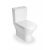 Pack WC avec cuvette compacte et abattant thermodur double laqué Silencio » Blanc NEXO – ROCA A349642000