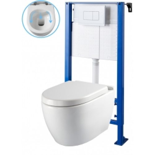 Pack wc suspendu autoportant NF avec…