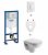 Pack WC suspendu Grohe cuvette courte