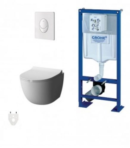 Pack Wc suspendu Grohe Daily’o sans bride courte