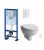 Pack WC suspendu Grohe Verseau sans bride courte