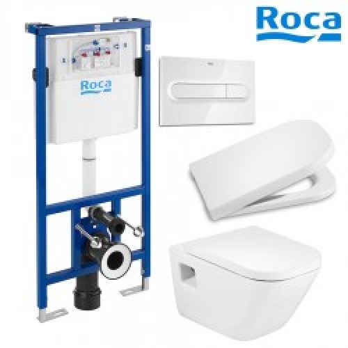 Pack WC SUSPENDU ROCA – THE GAP SQUARE / DUPLO
