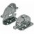 Paire de pivots 341 pour menuiseries affleurantes