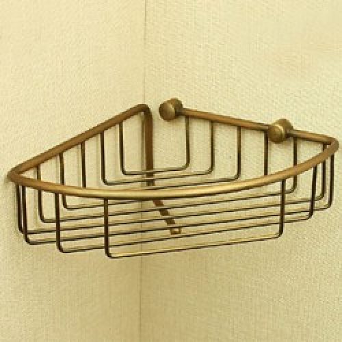 Panier de douche fixé au mur de type antique