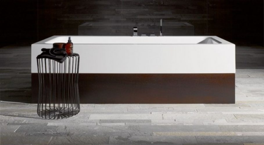 Panneau de bain Bette en bois Highline intallation coin à gauche RM02-801E