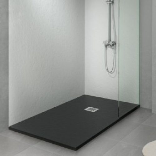 Panneau de douche mural-80 x 220 / 90×220 / 120×220 mm-Noir Gris ou Beige