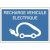 Panneau d’indication – recharge électrique pour véhicule – rigide
