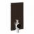 Panneau sanitaire Geberit Monolith pour WC au sol, 101 cm – Chocolat