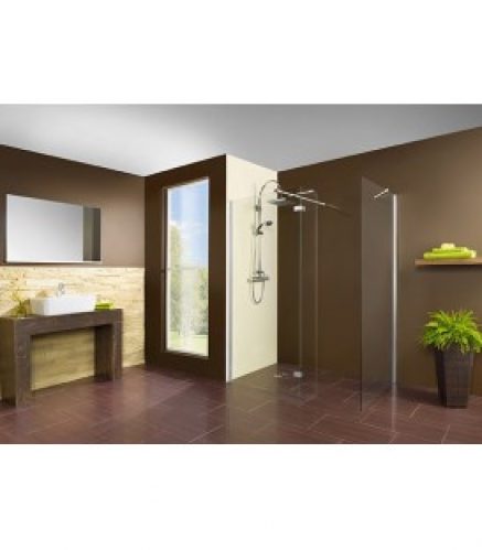 Panorama paroi fixe avec un retour fixe et paroi fixe latérale