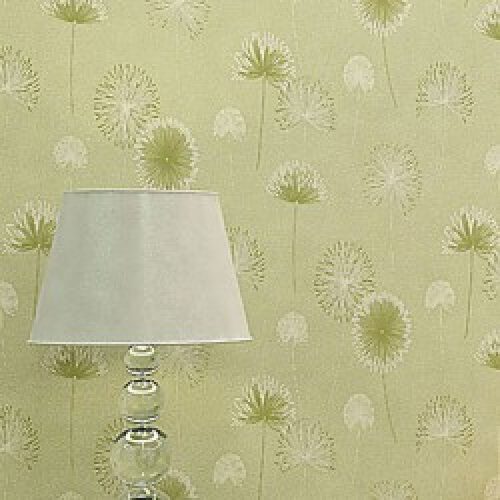Papier peint contemporain pour revêtement mural avec motif en pissenlit