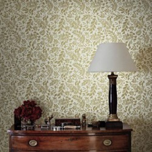 Papier peint contemporain pour revêtement mural à motif en feuilles d’arbre superposées