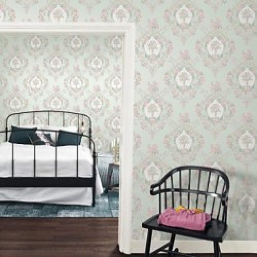 Papier peint contemporain pour revêtement mural à motif floral