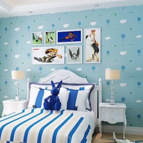 Papier peint Contemporain pour revêtement mural à motif géométrique 3D