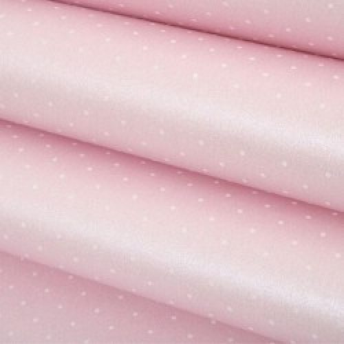 Papier Peint Moderne simple à petit pois non tissé pour la chambre des enfants et Décoration de la Maison Rose foncé 5.3m2