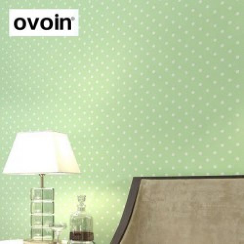 Papier Peint Moderne simple à petit pois non tissé pour la chambre des enfants et Décoration de la Maison