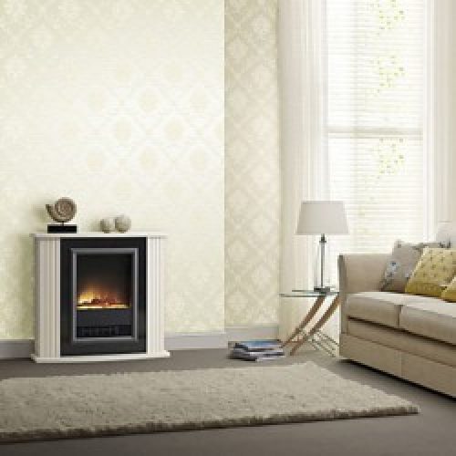 Papier peint mural de style moderne avec motif damassé pour revêtement mural