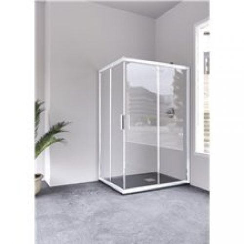 Pare-douche d’angle 2 fixes et 2 coulissantes…