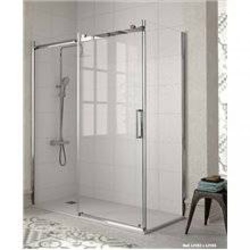 Pare-douche d’angle avec porte coulissante…