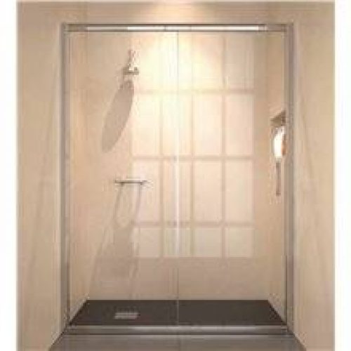 Pare-douche frontal 1 feuille fixe + 1 porte…