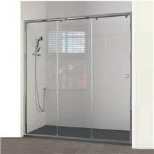 Pare-douche frontal et d’angle feuille fixe + 2…