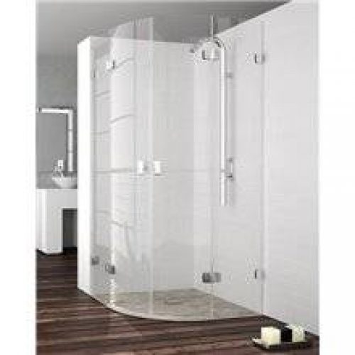 Pare-douche semi-circulaire 2 portes pivotantes…