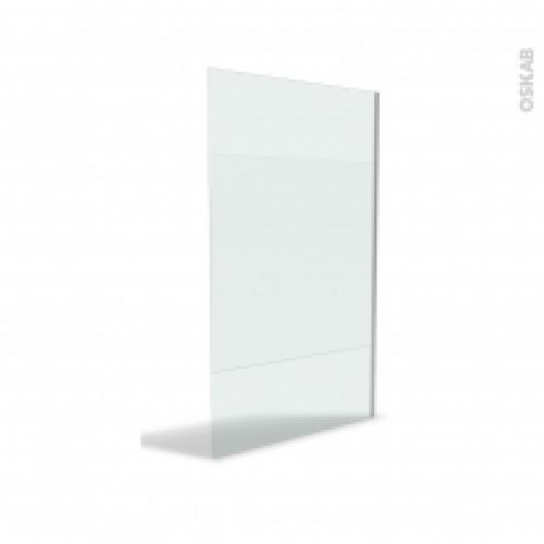 Paroi De Douche A L Italienne 120 Cm Verre Depoli 8 Mm Profiles Chromes Atlas 2