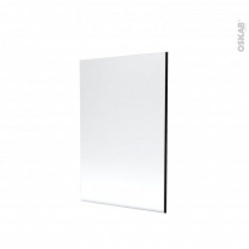 Paroi De Douche A L Italienne 120 Cm Verre Transparent 8 Mm Profiles Noirs Atlas 2