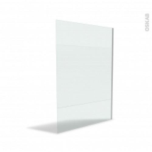Paroi De Douche A L Italienne 140 Cm Verre Depoli 8 Mm Profiles Chromes Atlas 2