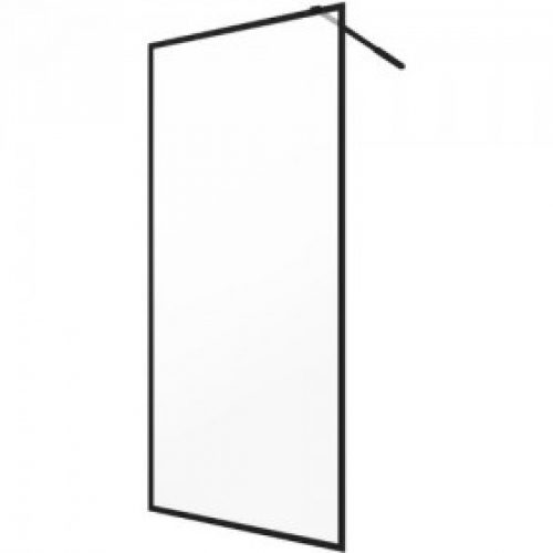 Paroi de douche dark edge – profilé aluminium noir – 90 / 120 ou 140