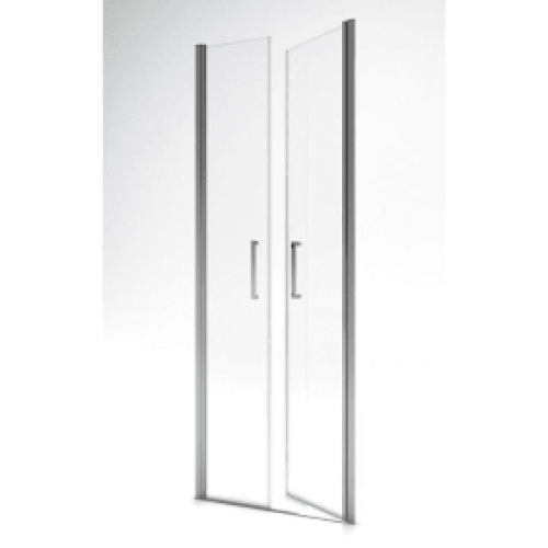 Paroi de douche – Saloon – profilés chromé – différentes dimensions