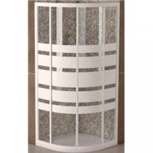 Paroi de douche semi-circulaire Corse de Futurbaño