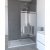 Paroi de douche walk in – miroir – 120 x 200 cm – Parma II – AURLANE