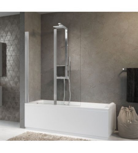 Paroi pour baignoire 2 portes novellini aurora 2