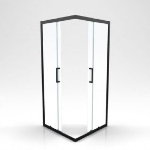 Parois de douche carré – Factory – style industriel – 90x90x200cm