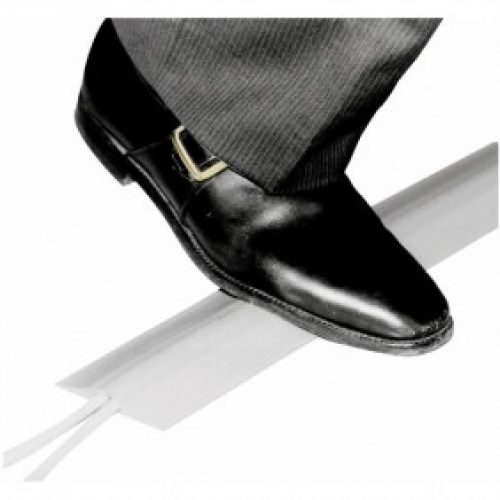 Passage de plancher – protège-câble souple – rouleau 3 m – Basea gris