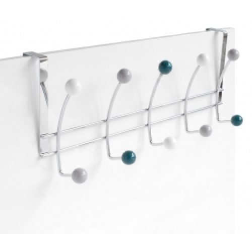 Patére 5 têtes colorée à suspendre