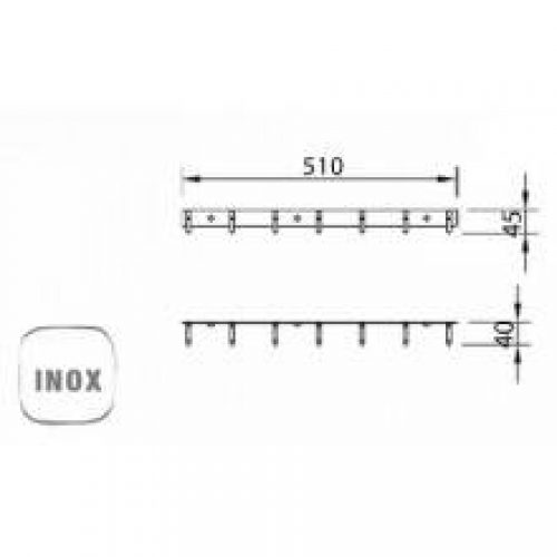 Patère Chrome 7 Urban